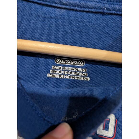 Chicago Cubs World Series Champions 2016 Tee Shirt Graphic Blue - Picture 4 of 5